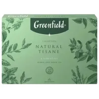 Чай GREENFIELD "Natural Tisane", ассорти 6 вкусов, НАБОР 30 пакетиков, 1844-10
