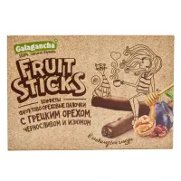 Конфеты шоколадные "Fruit Sticks" с черносливом и грецким орехом 175 г, БЕРЕСТОВ А.С., УТ-00031675
