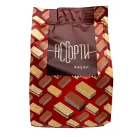 Вафли CONFASHION, ассорти вкусов: крем-брюле, кофе с молоком, халва, 250 г, УТ-00031159