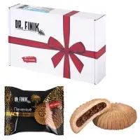 Печенье песочное DR.FINIK "Солнышко" с начинкой из финика и кокоса, БЕЗ САХАРА, 700 г