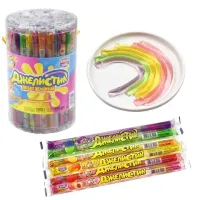 Десерт желейный "Джелистик" ассорти, 10 г, КАНДИ КЛАБ, JEL061