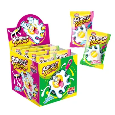 Десерт желейный "Яичница-Болтунья", 24 г, КАНДИ КЛАБ, JEL059-1