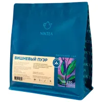 Чай листовой NIKTEA "Вишневый пуэр" черный с ароматом вишни, 250 г, TNIKTE-L00042