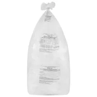 Пакеты для медицинских отходов КОМПЛЕКТ 50 шт., класс А (белые), 120 л, 70х110 см, 16 мкм, Респект