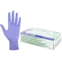 Перчатки нитриловые смотровые SFM Stable-Work/SUPERSOFT N 135, Германия, 50 пар (100 штук), размер 6-7, S (малый)
