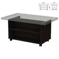 Каркас стола журнального "Приоритет" (1000х600х506 мм), венге, К-908, К-908 венге