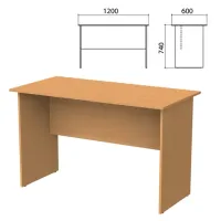 Стол письменный "Бюджет", 1200х600х740 мм, груша ароза, 402660-336