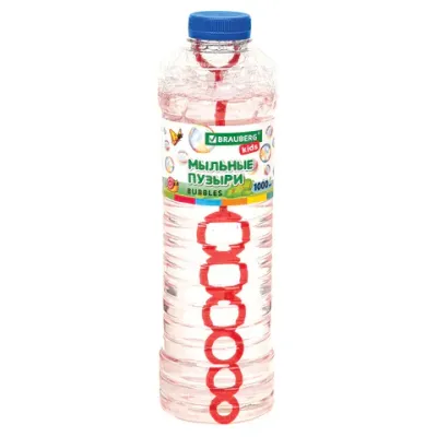 Мыльные пузыри 1000 мл, индивидуальная упаковка, BRAUBERG KIDS, 665455