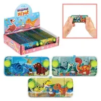 Водный тетрис колечки 15,5х7х2 см, АССОРТИ, дисплей, 1TOY, Т24409