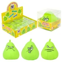 Игрушка-антистресс "ГРУША-ЗЛЮКА", 9х7 см, ассорти, 3 вида, дисплей, JOLLY JOT (ДЖОЛЛИ ДЖОТ), 665790