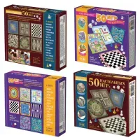 Игра настольная "50 игр для всей семьи", АССОРТИ, 10 КОР