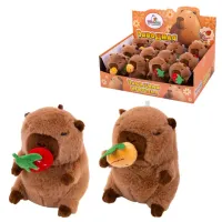 Игрушка мягкая заводная "Капибара", высота 11,5 см, ассорти 2 вида, WOOZOO (ВУЗУ), 666200