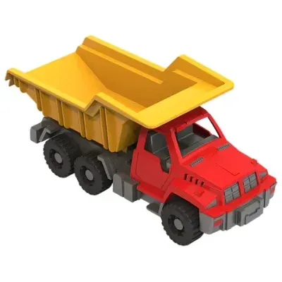 Машина игрушечная ГРУЗОВИК большая "Строитель", пластиковая, 37x16x14,5 см, НОРДПЛАСТ, 147
