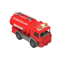 Машина игрушечная СПЕЦТЕХНИКА: Цистерна "Огнеопасно", пластик, 43,3x18,4x22,9 см, НОРДПЛАСТ, 206