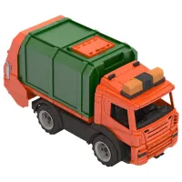 Машина игрушечная СПЕЦТЕХНИКА: "Мусоровоз", пластиковая, 48,3x18,5x24,1 см, НОРДПЛАСТ, 202