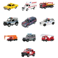 Машина металлическая коллекционная АССОРТИ 3, длина 10-15 см, инерционная, 10 видов, ТЕХНОПАРК, N-003, 2106-12-BU