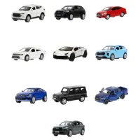 Машина металлическая коллекционная АССОРТИ 4, длина 12 см, инерционная, 10 видов, ТЕХНОПАРК, N-004, SB1809FRN