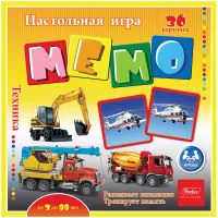 Игра настольная МЕМО 36 карточек, АССОРТИ, HATBER, 36ИнМ