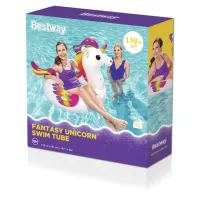 Надувной круг для плавания "Волшебный Единорог" 119х91 см, от 10 лет, BESTWAY, 36159