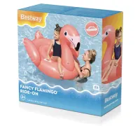 Надувная игрушка-наездник "Фламинго", 128x110x87см, от 3 лет, BESTWAY, 41525