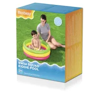 Надувной бассейн детский "Лето" с надувным дном, 70х24 см, 41 л, от 2 лет, BESTWAY, 51128