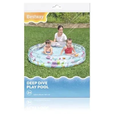 Надувной бассейн детский "Подводный мир", 152х30 см, 282 л, от 2 лет, BESTWAY, 51004