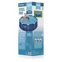 Каркасный бассейн с фильтр-насосом 1249 л/ч, "Steel Pro" 305х76 см, 4678 л, BESTWAY, 56679