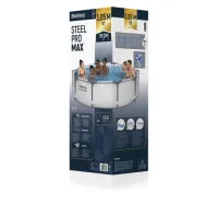 Каркасный бассейн, фильтр-насос 1249 л/ч, "Steel Pro Max" 305х76 см, 4678 л, усиленный каркас, BESTWAY, 56408