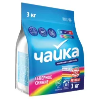 Стиральный порошок автомат для цветного белья 3 кг ЧАЙКА "Северное сияние", СОНЦА, Беларусь, 87003