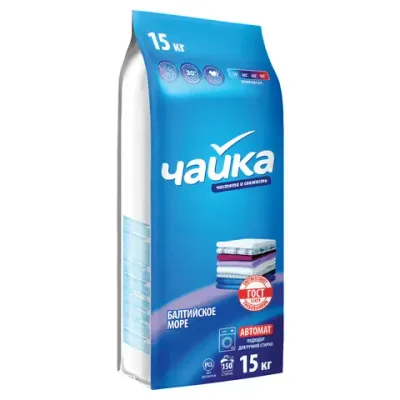 Стиральный порошок автомат универсальный 15 кг ЧАЙКА "Балтийское море", СОНЦА, Беларусь, 89540