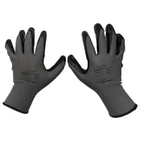 Перчатки нейлоновые SCAFFA "Старт", нитриловое покрытие (облив), размер 10, XL (очень большой), 00-01018560