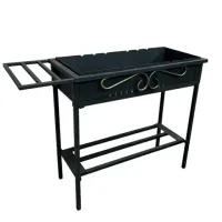 Мангал сборный, размер 700х300х700 мм, "КРЕПЫШ", сталь 2 мм, термостойкий, 701760