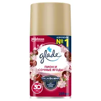 Сменный баллон 269 мл, GLADE "Пион и сочные ягоды" для автоматических освежителей, 864977