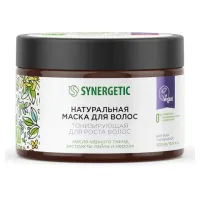 Маска для волос 300 мл, SYNERGETIC "Тонизирующая для роста волос", натуральная, 701800