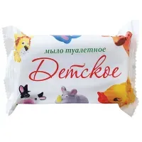 Мыло туалетное 200 г "Детское", КМЗ, цветная обертка