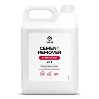 Средство для уборки после строительства 5,8 кг GRASS CEMENT REMOVER PROFESSIONAL, кислотное, 125442