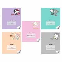 Тетрадь 18 л. CENTRUM клетка, обложка картон, "Hello Kitty" (микс в спайке), 74544