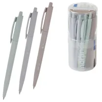 Ручка шариковая автоматическая BRUNO VISCONTI "Slim Click. Morandi", СИНЯЯ, ассорти, 0,4 мм, 20-0507