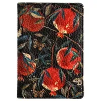 Обложка для паспорта BRUNO VISCONTI, экокожа, "FLORA. Гранат", 3-620/03