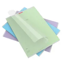 Тетрадь обложка пластик, А4, 96 л. скоба, клетка, ERICH KRAUSE, "CoverPro", микс в спайке, 56413