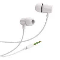 Наушники VIXION PRO VS-23, проводные, 1,2 м, вкладыши, белый, 03424, БП-00001012