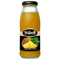 Сок ананасовый SWELL с мякотью в стеклянной бутылке 0,25 л, 4040207350