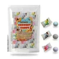 Конфеты FLAVIMENTO "Coconut Candy" ассорти (кокос, белый персик, дыня канталупа) 500 г, УТ-00002778