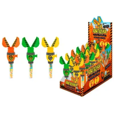 Игрушка с драже "ХВАТАЛКА ЭКСКАВАТОР", 5 г, КОНФИТОЙ