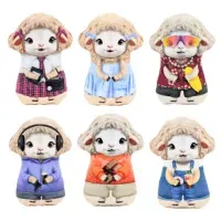 Игрушка мягкая "ОВЕЧКА В КОСТЮМЕ", 20 см, ассорти, 6 видов, WOOZOO (ВУЗУ), 667810