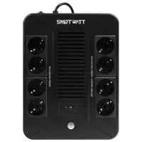 Источник бесперебойного питания SMARTWATT UPS SAFE PRO 1050, 1050 ВА (630 Вт), 8 розеток, 3703020270006