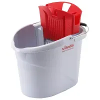 Ведро с отжимом VILEDA PROFESSIONAL "УльтраСпид Мини" 10 л, красный, 129686, 129687