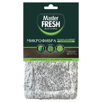 Насадка МОП плоская для швабры/держателя 40 см, микрофибра (ТИП К), MASTER FRESH