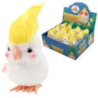 Игрушка мягкая заводная "Попугай", высота 10 см, WOOZOO (ВУЗУ), 666190