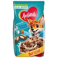 Подушечки ЛЮБЯТОВО с молочной начинкой, 500 г, 7200287000_648